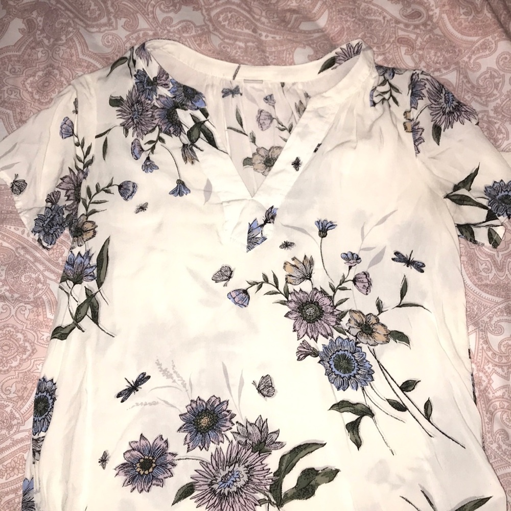Flowered blouse